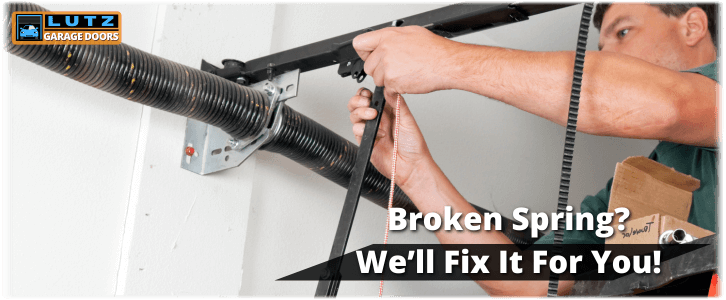 Broken Garage Door Spring Lutz FL